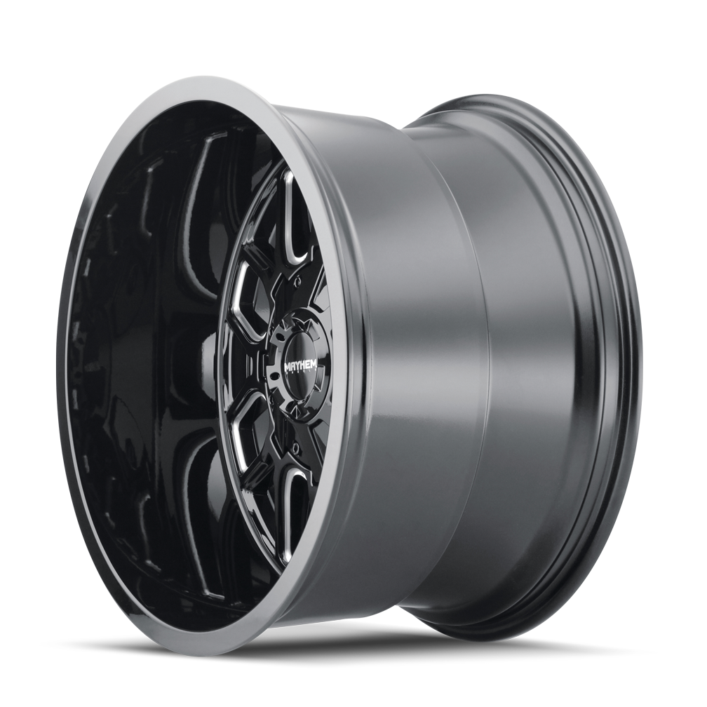 MAYHEM COGENT 8107 GLOSS BLACK MILLED 20X10 5-127/5-139.7 -19MM 87.1MM