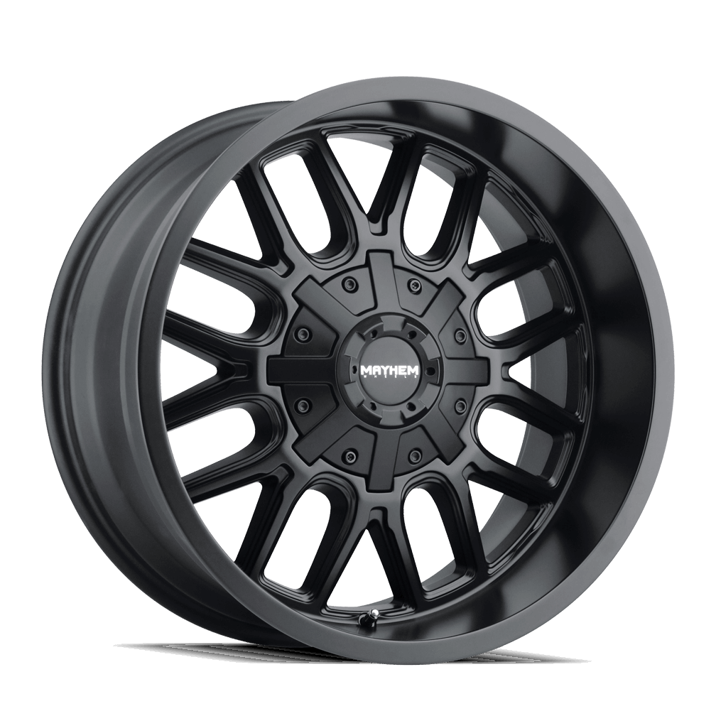 Mayhem Cogent 22x10 Matte Black Wheel For Jeep Wrangler and Jeep Gladiators.