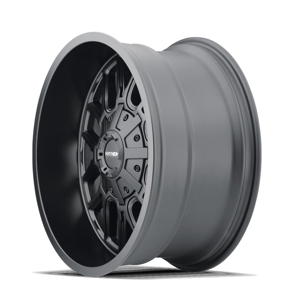 Mayhem Cogent 22x10 Matte Black Wheel For Jeep Wrangler and Jeep Gladiators.