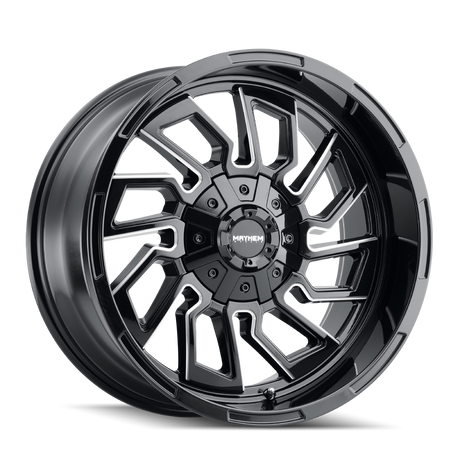 MAYHEM FLYWHEEL 8111 GLOSS BLACK MILLED 20X9 5-127/5-139.7 0MM 87.1MM
