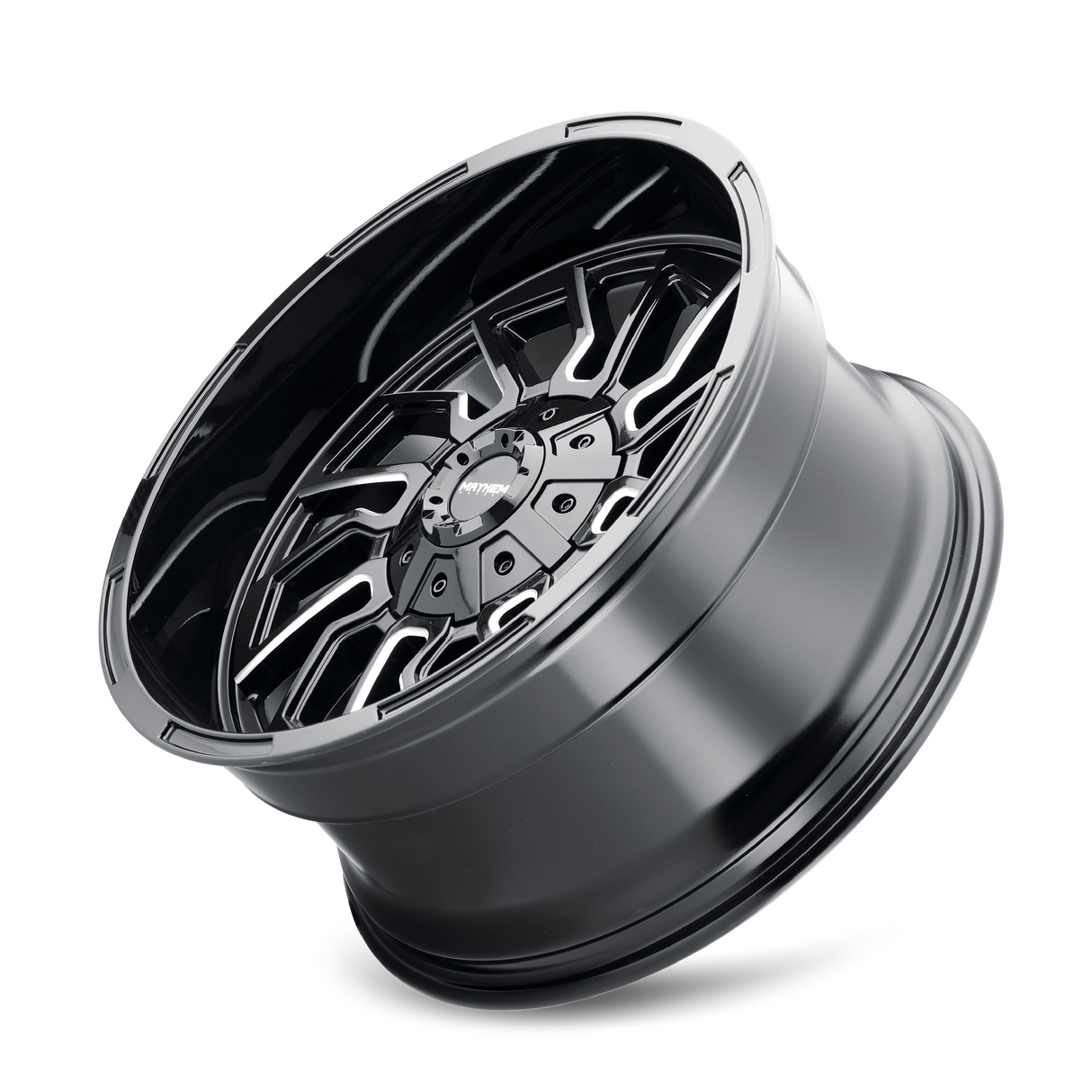 MAYHEM FLYWHEEL 8111 GLOSS BLACK MILLED 20X9 5-127/5-139.7 0MM 87.1MM