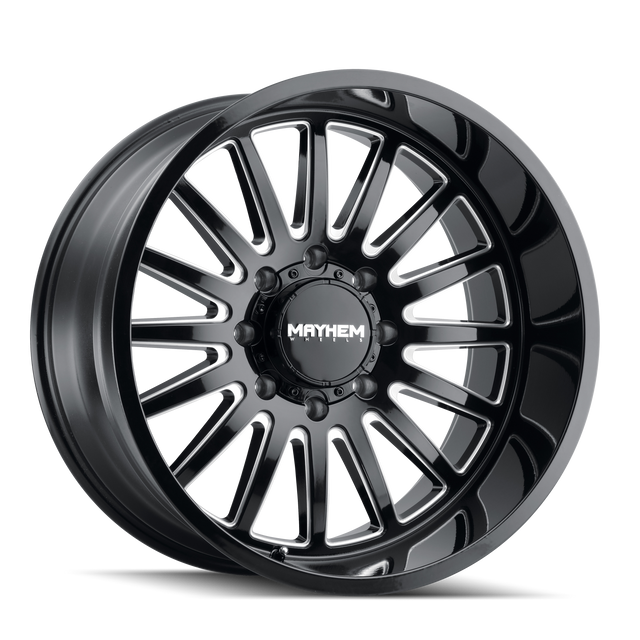 MAYHEM UTOPIA 8114 GLOSS BLACK MILLED 20X9 5-127 0MM 71.5MM