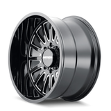 MAYHEM UTOPIA 8114 GLOSS BLACK MILLED 20X10 5-127 -19MM 71.5MM
