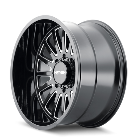 MAYHEM UTOPIA 8114 GLOSS BLACK MILLED 20X9 5-127 0MM 71.5MM