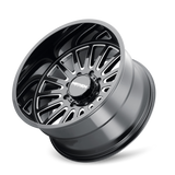 MAYHEM UTOPIA 8114 GLOSS BLACK MILLED 20X10 5-127 -19MM 71.5MM