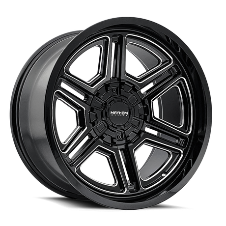 MAYHEM HERMOSA 8117 BLACK MILLED 20X10 5-127/5-139.7 -25MM 87MM