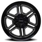 MAYHEM HERMOSA 8117 BLACK MILLED 20X10 5-127/5-139.7 -25MM 87MM