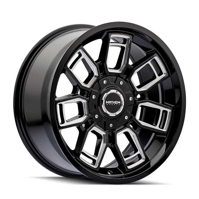 MAYHEM ORDINANCE 8118 GLOSS BLACK MILLED 20X9 5-127/5-139.7 0MM 87.1MM