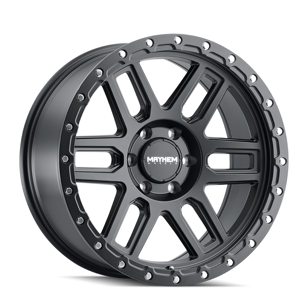 MAYHEM DELTA 8304 MATTE BLACK 17X9 5-127 -12MM 78.1MM