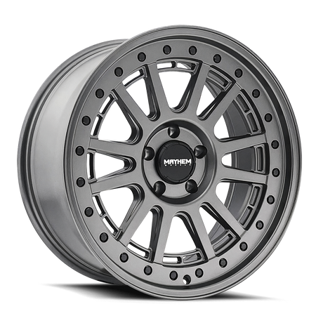 MAYHEM COMPASS 8305 MATTE GUNMETAL W/ BLK BOLT 17X9 5-127 -6MM 78.1MM