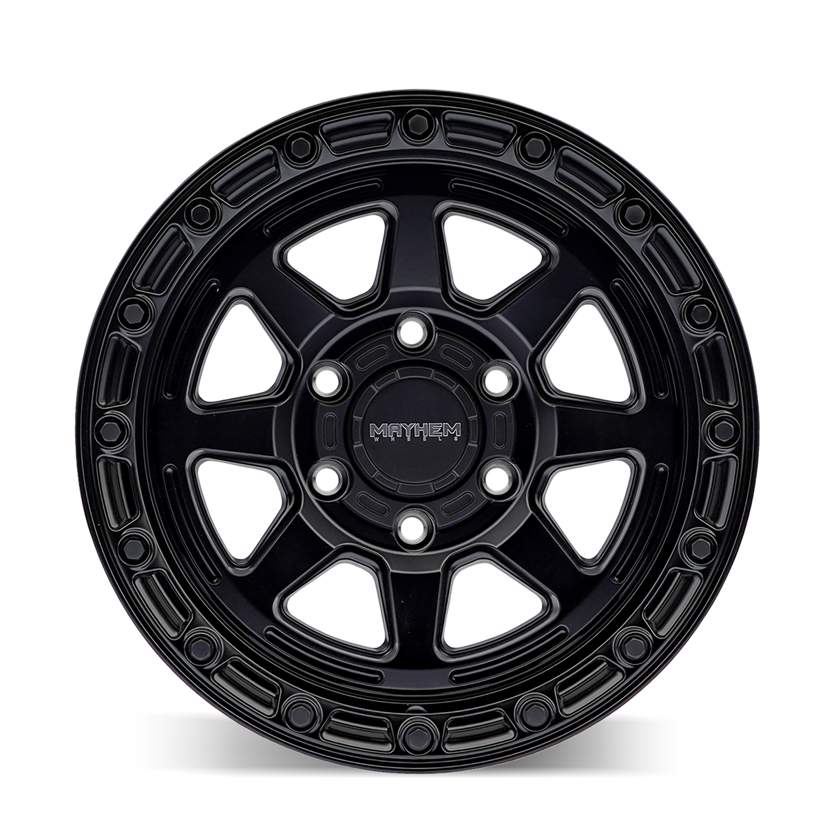 MAYHEM RIDGELINE 8306 SATIN BLACK 17X8.5 5-127 -6MM 78.1MM