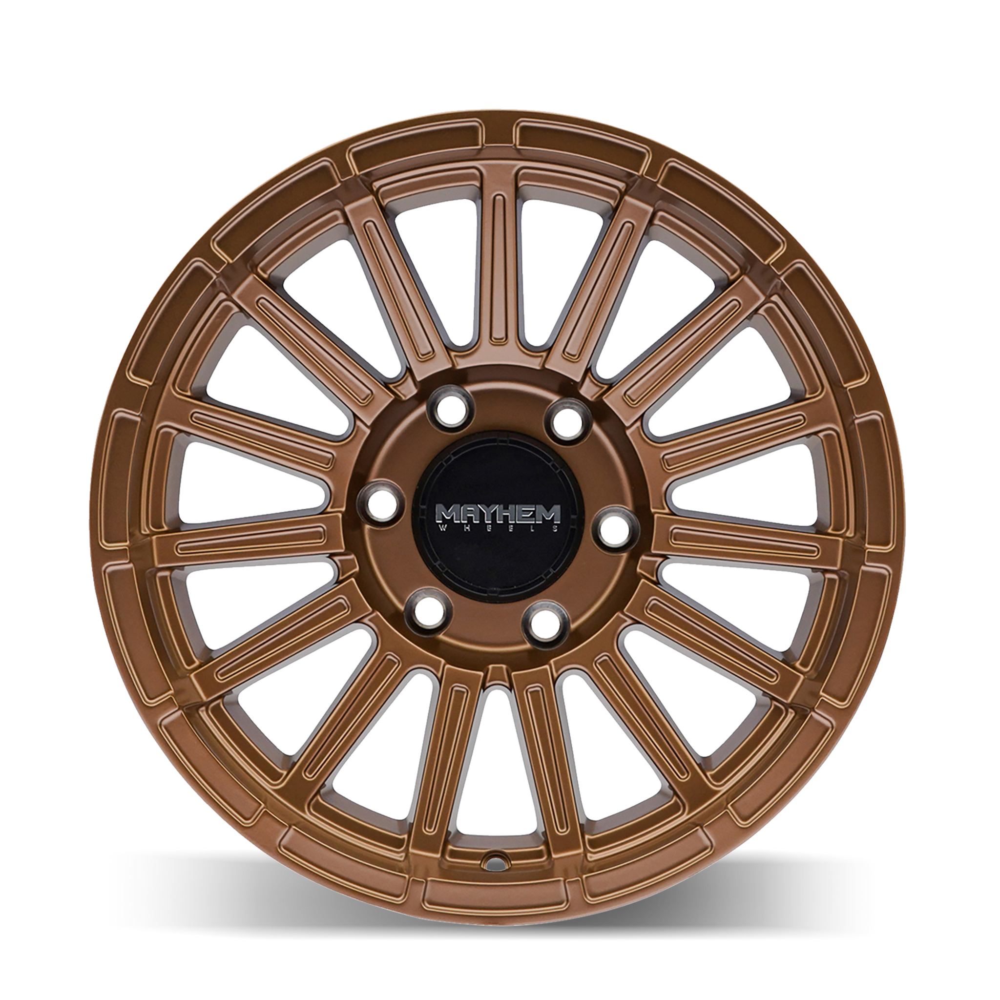 Mayhem Granite 17x9" Gold Jeep Wrangler And Jeep Gladiator Wheels