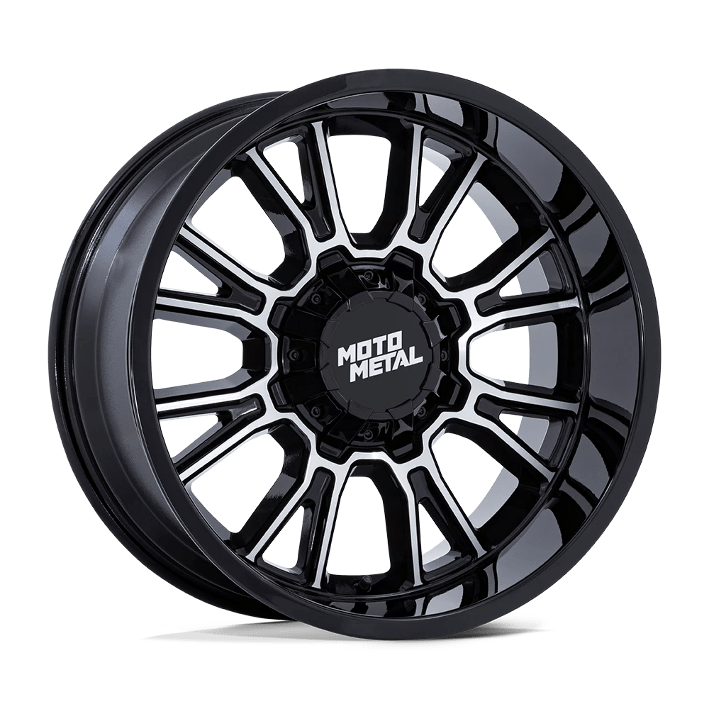 Moto Metal GLOSS BLACK MACHINED LEGACY 22X9 5X5/5.5 78 +1 G-BLK-MCH
