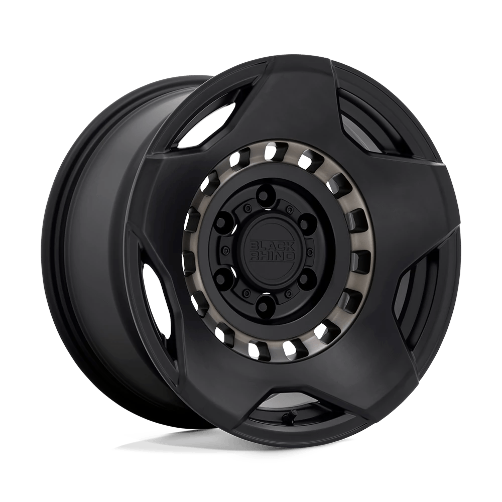 Black Rhino MATTE BLACK W/ MACH TINT RING BR MUZZLE 20X9 5X127 -18 71 M-BL DDT RNG