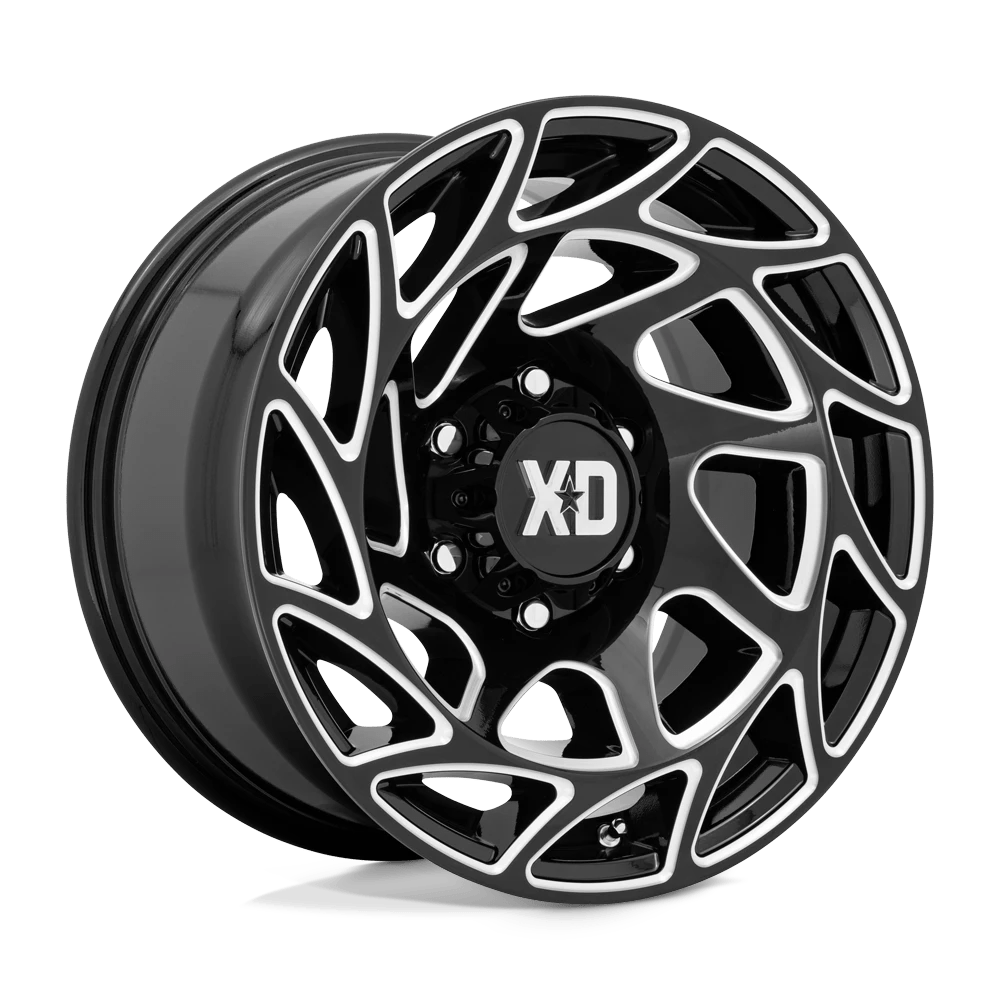 XD GLOSS BLACK MILLED XD860 17X9 5X5.0 G-BLK MILL -12MM