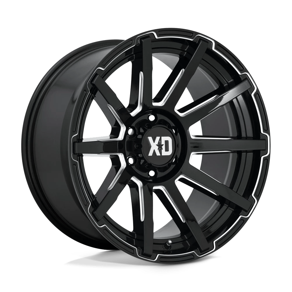 XD GLOSS BLACK MILLED XD847 22X10 5X5.0 G-BLK MILL -18MM