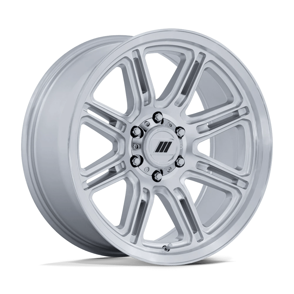 Pro Comp Alloys GLOSS SILVER W/ MACHINED FACE SNARE 20X9 5X5 71 +0 G-SLV MCH-FC