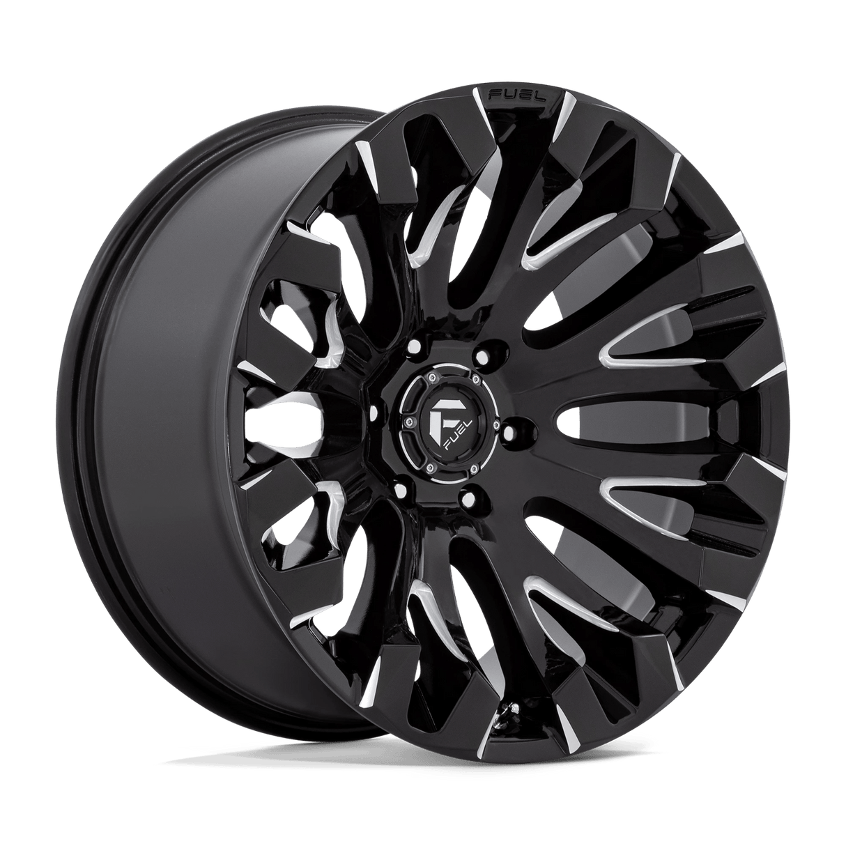 Fuel 1PC GLOSS BLACK MILLED QUAKE 20X9 5X5.0 71 NBL +1