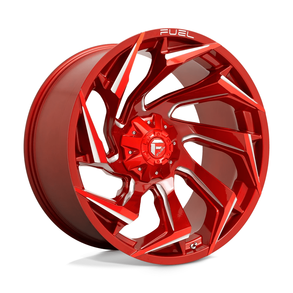 Fuel 1PC CANDY RED MILLED REACTION 24X12 5X5.0/5.5 87.1 CRM -44MM