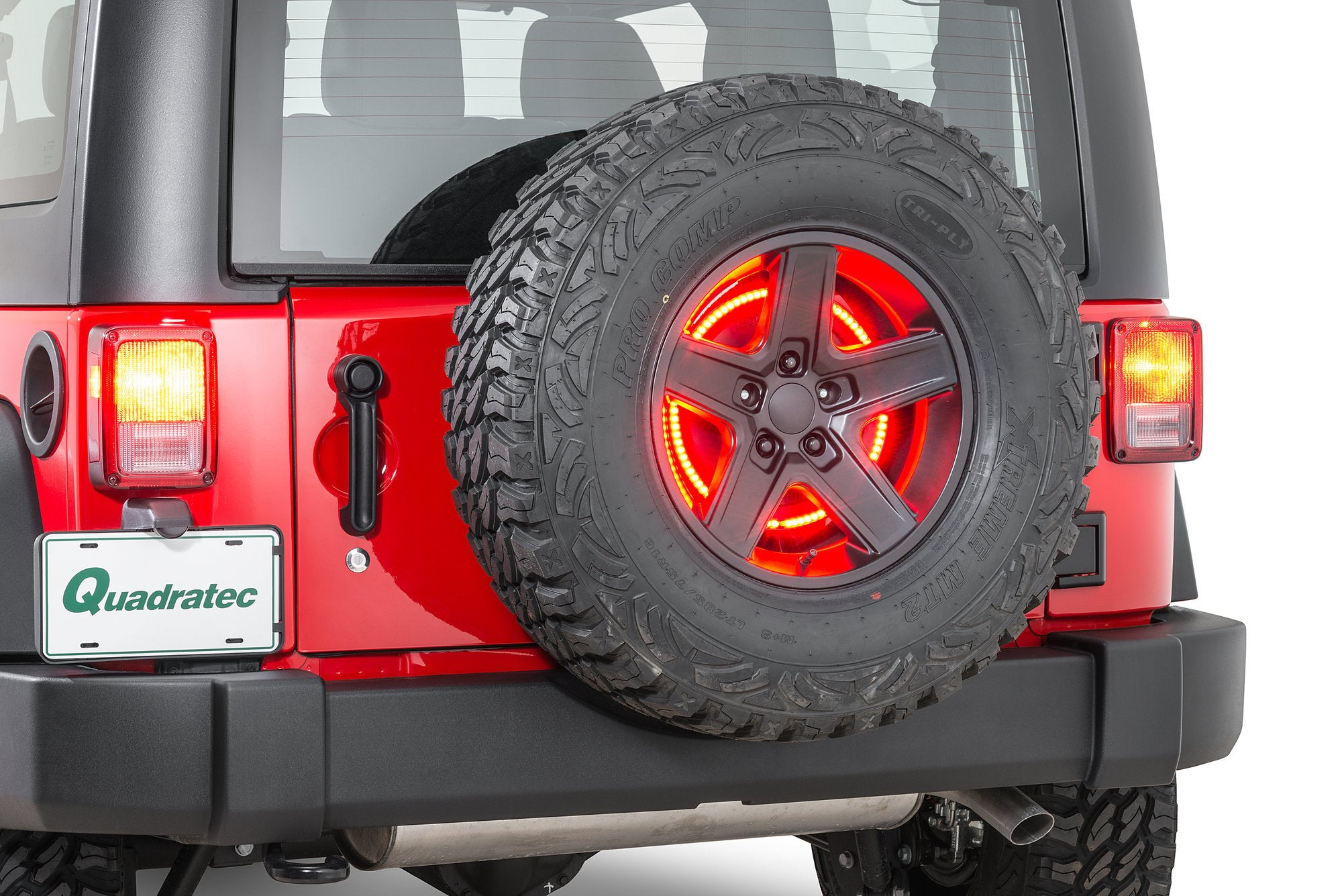 rugged ridge LED spare tire brake light for jeep wranglers