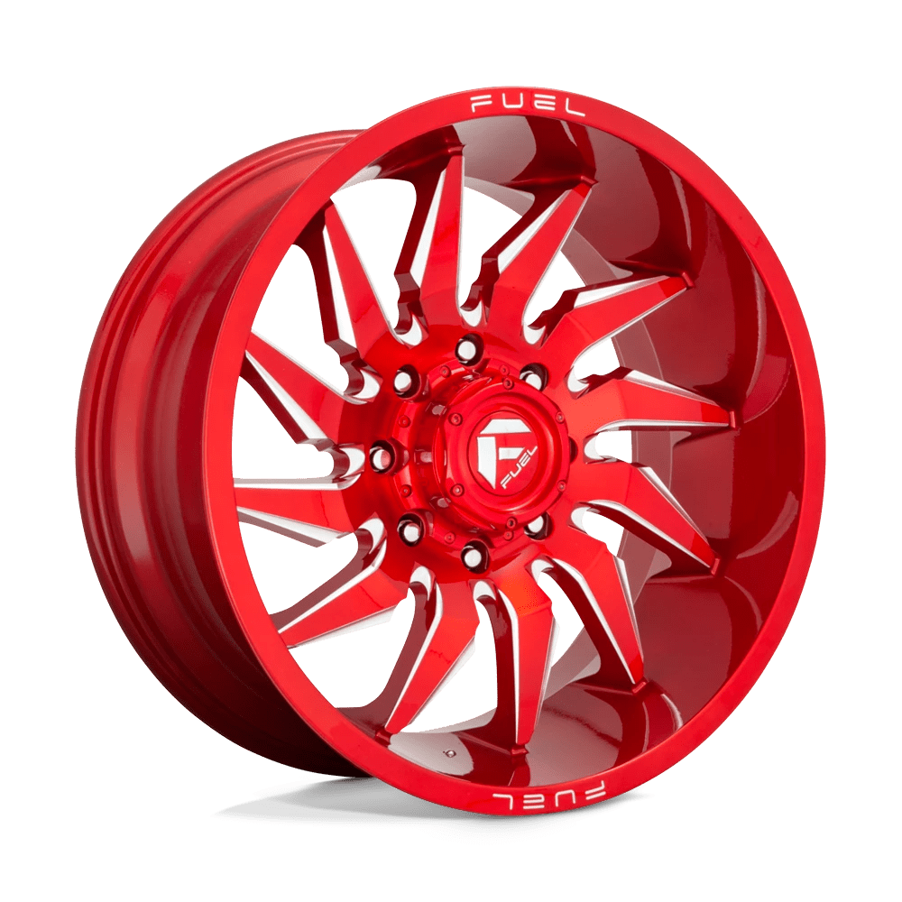 Fuel 1PC CANDY RED MILLED D745 SABER 20X9 5X5.0 71.5 CRM 1MM