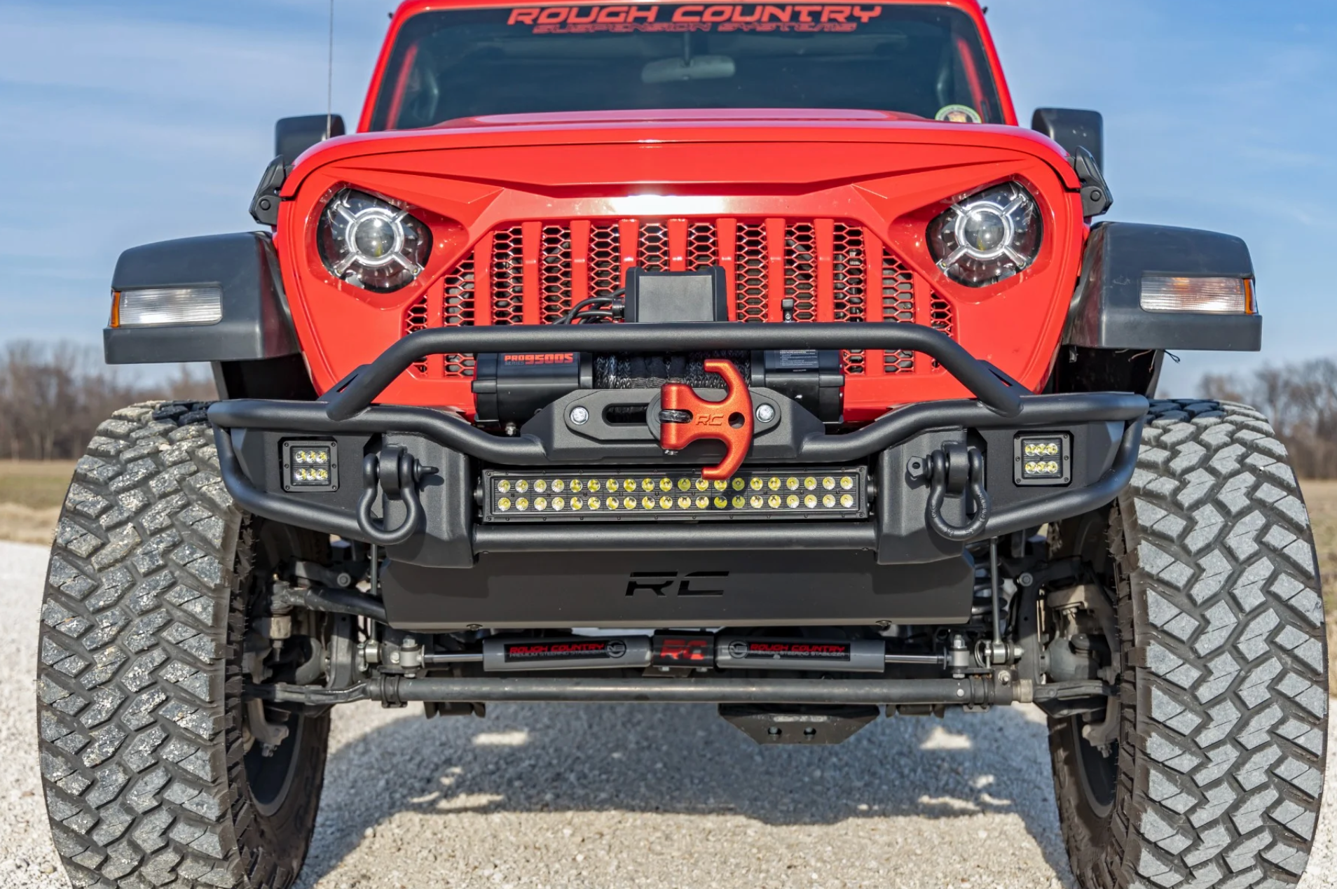 Front Winch Bumper Tubular | Skid Plate | Jeep Gladiator JT/Wrangler JK & JL/Wrangler Unlimited