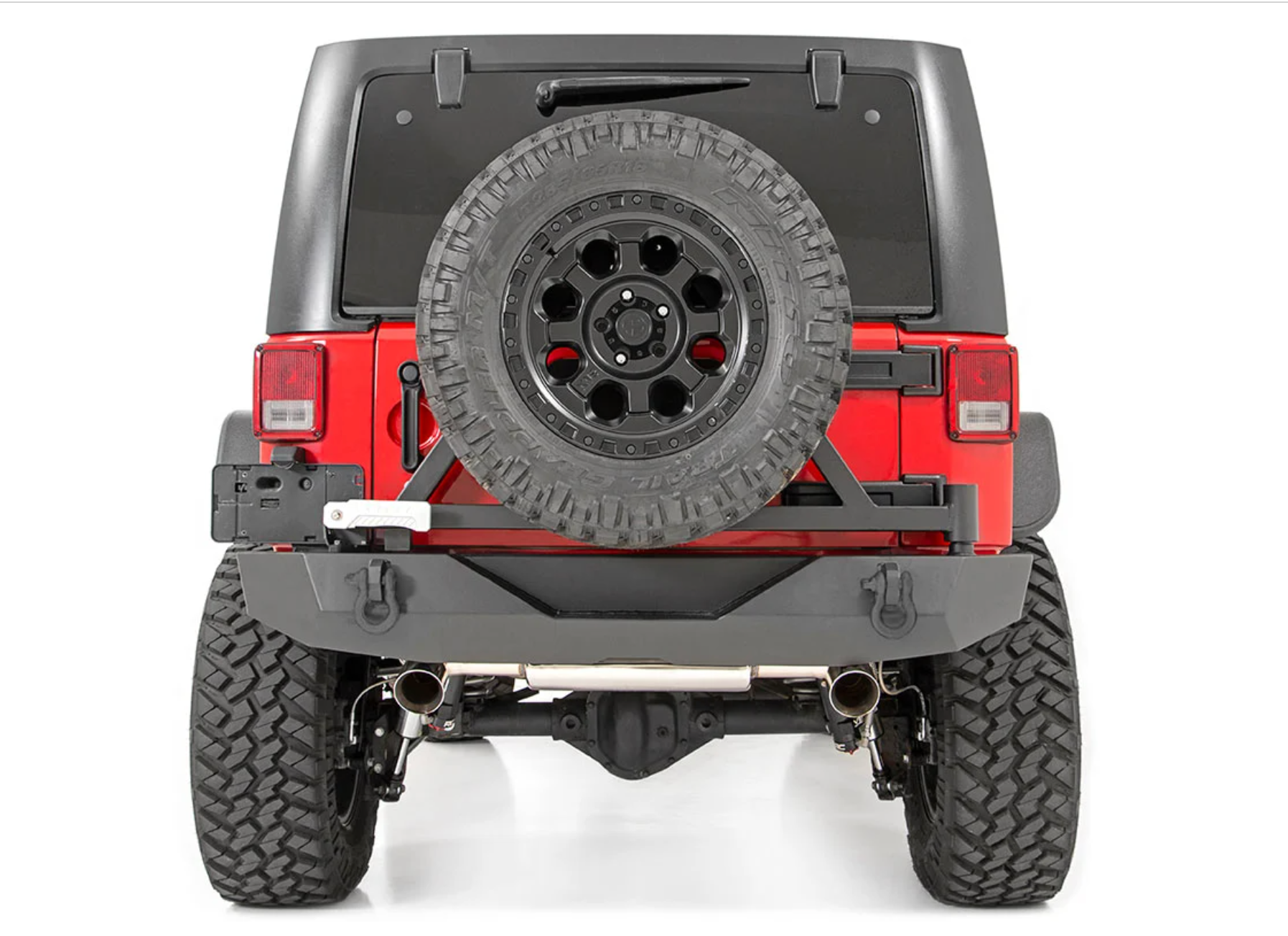 Rear Bumper Rock Crawler | Tire Carrier | Jeep Wrangler JK/Wrangler Unlimited (07-18)