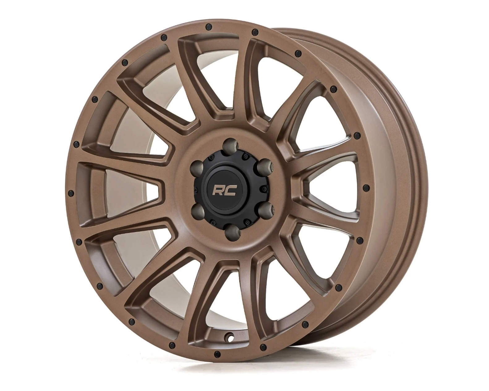 Rough Country 90 Series Wheel One-Piece | Bronze | 20x10 | 5x5 | -19mm