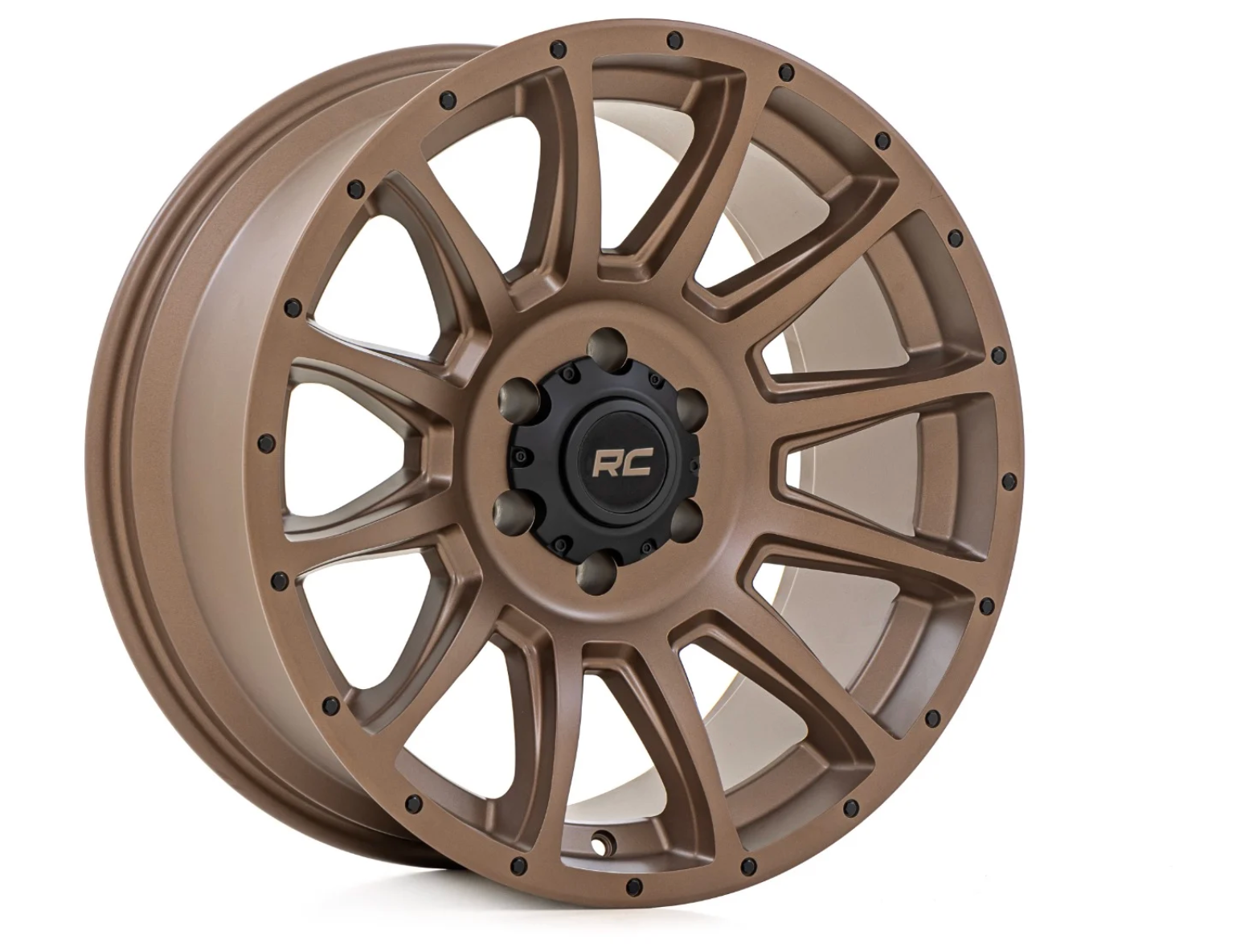Rough Country 90 Series Wheel One-Piece | Bronze | 20x10 | 5x5 | -19mm