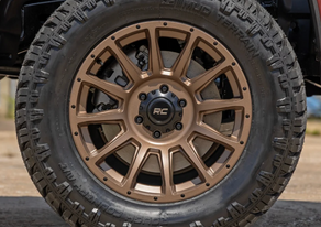 Rough Country 90 Series Wheel One-Piece | Bronze | 20x10 | 5x5 | -19mm