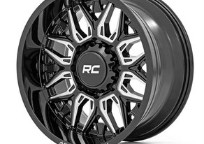 Rough Country 86 Series Wheel One-Piece | Gloss Black | 20x10 | 5x5 | -19mm