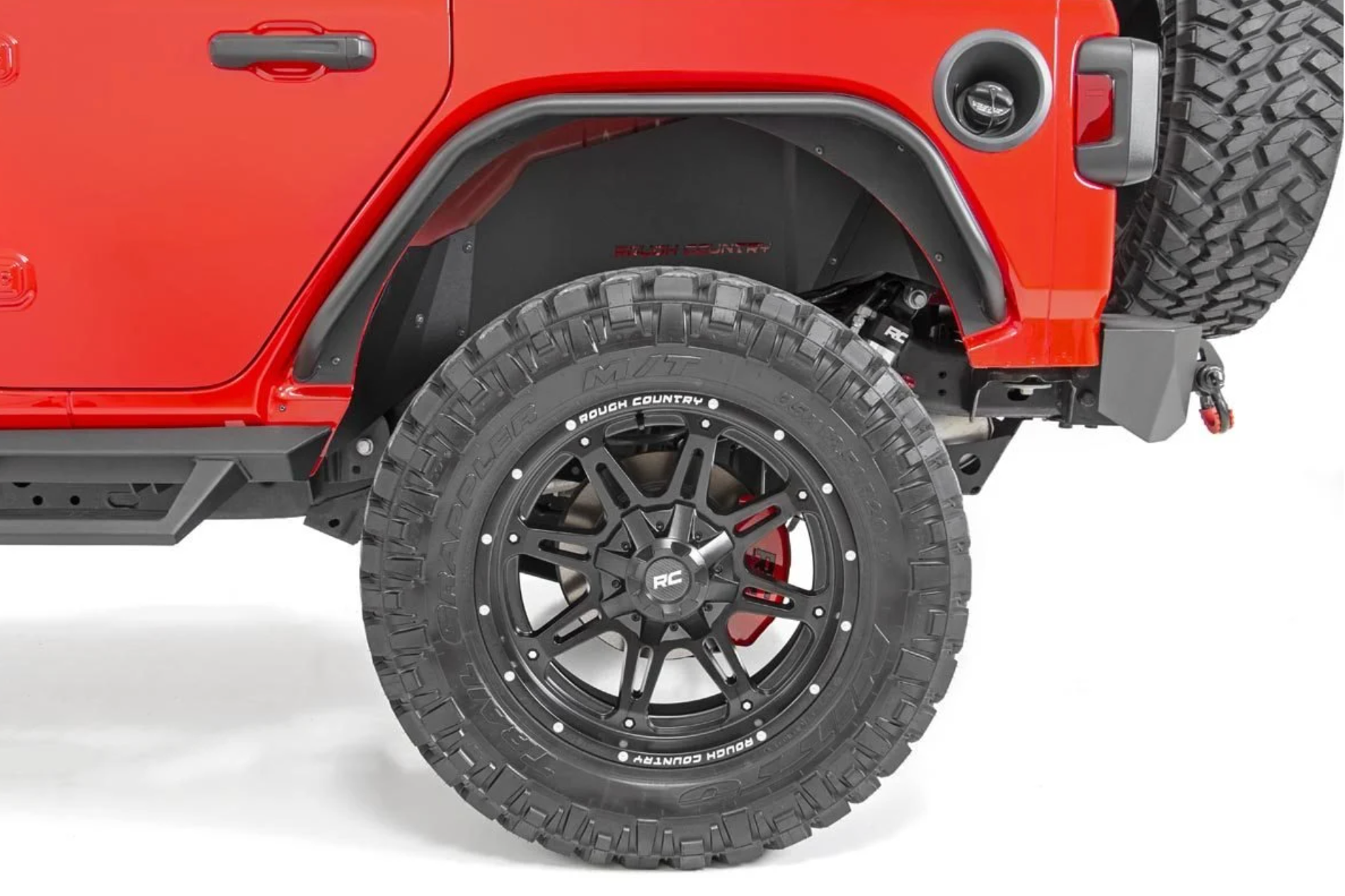 Rough Country 94 Series Wheel One-Piece | Matte Black | 20x10 | 5x5.0/5x4.5 | -18mm