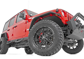 Rough Country 94 Series Wheel One-Piece | Matte Black | 20x10 | 5x5.0/5x4.5 | -18mm