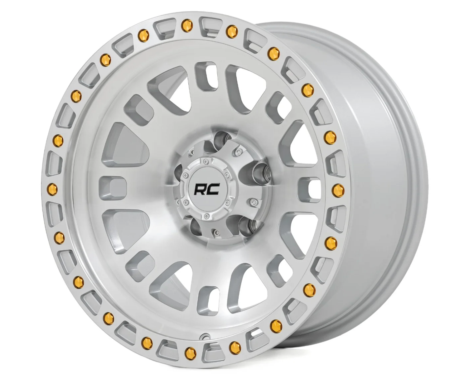 Rough Country 82 Series Wheel One-Piece | Full Machined | 17x9 | 5x5 | -12mm