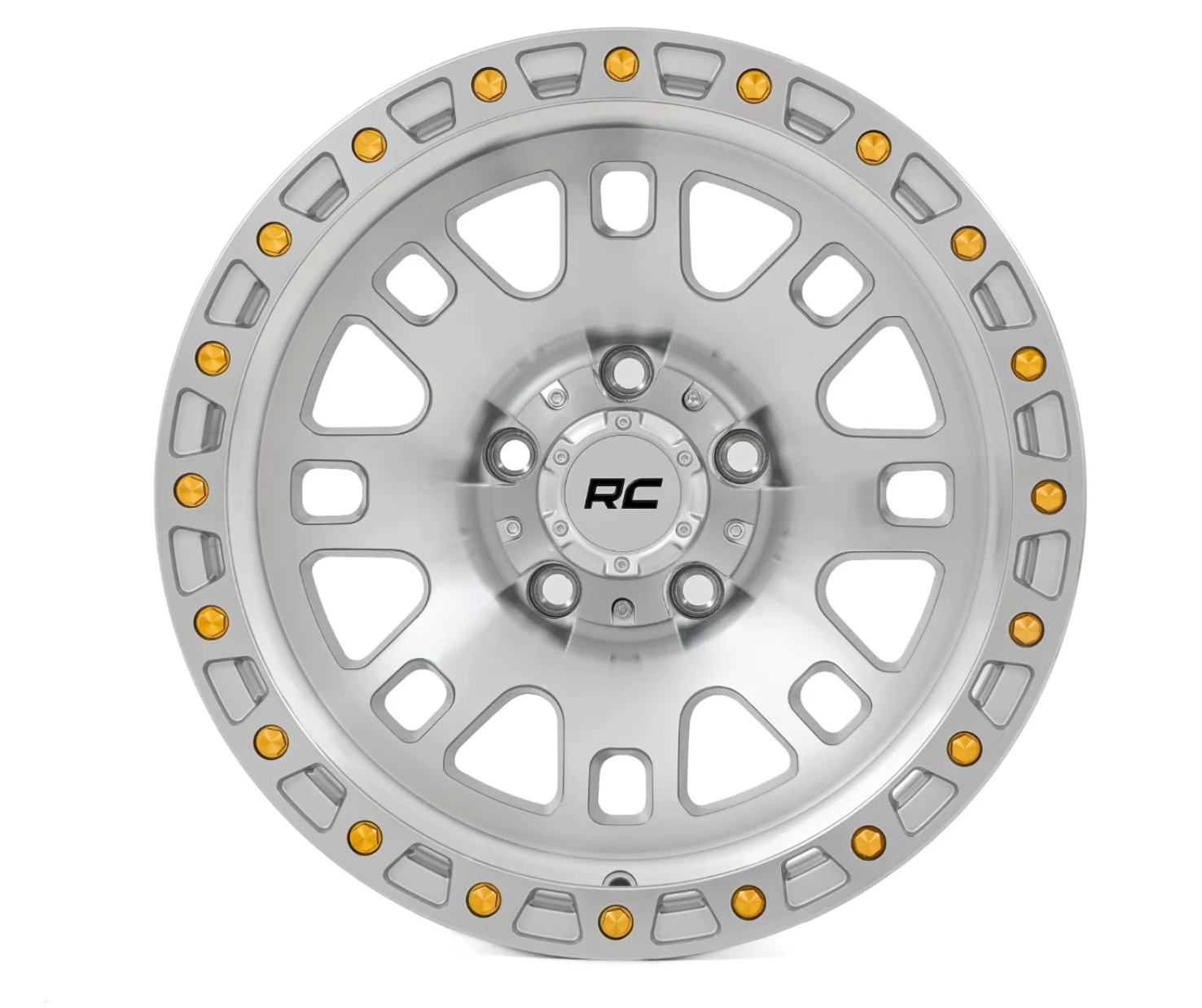 Rough Country 82 Series Wheel One-Piece | Full Machined | 17x9 | 5x5 | -12mm