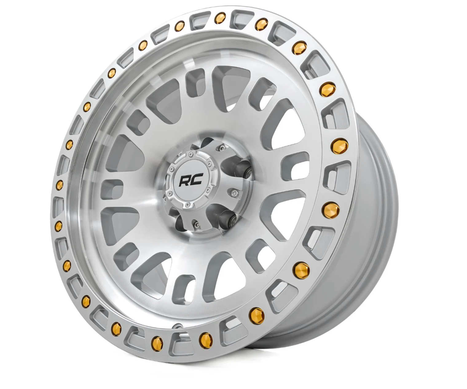 Rough Country 82 Series Wheel One-Piece | Full Machined | 17x9 | 5x5 | -12mm