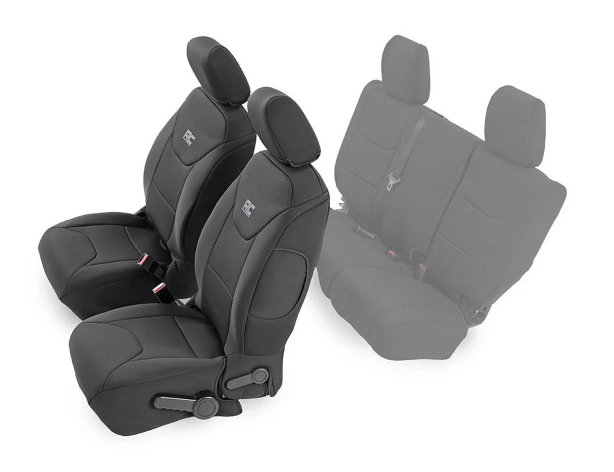 Seat Covers | Front and Rear | 4-Door | Jeep Wrangler Unlimited 4WD (13-18)