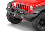 Quadratec Aluminum Brute Strength Winch Bumper for 07-18 Jeep Wrangler JK