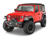 Quadratec Brute Strength Winch Bumper Stubby Width Bumper for 18-26 Jeep Wrangler JL & Gladiator JT