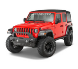 Quadratec Brute Strength Winch Bumper Stubby Width Bumper for 18-26 Jeep Wrangler JL & Gladiator JT