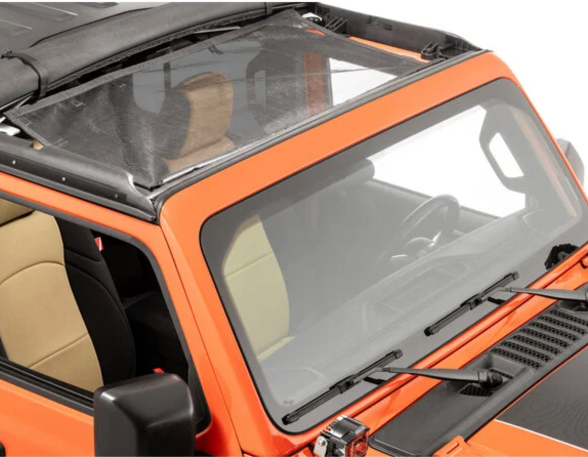 Quadratec QuadraTop Skylite Roll Top Sunshade for Jeep Wrangler JL & Gladiator JT