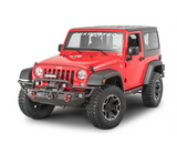 Quadratec QRC Front Winch Ready Bumper Full Width Without Winch for 07-18 Jeep Wrangler JK