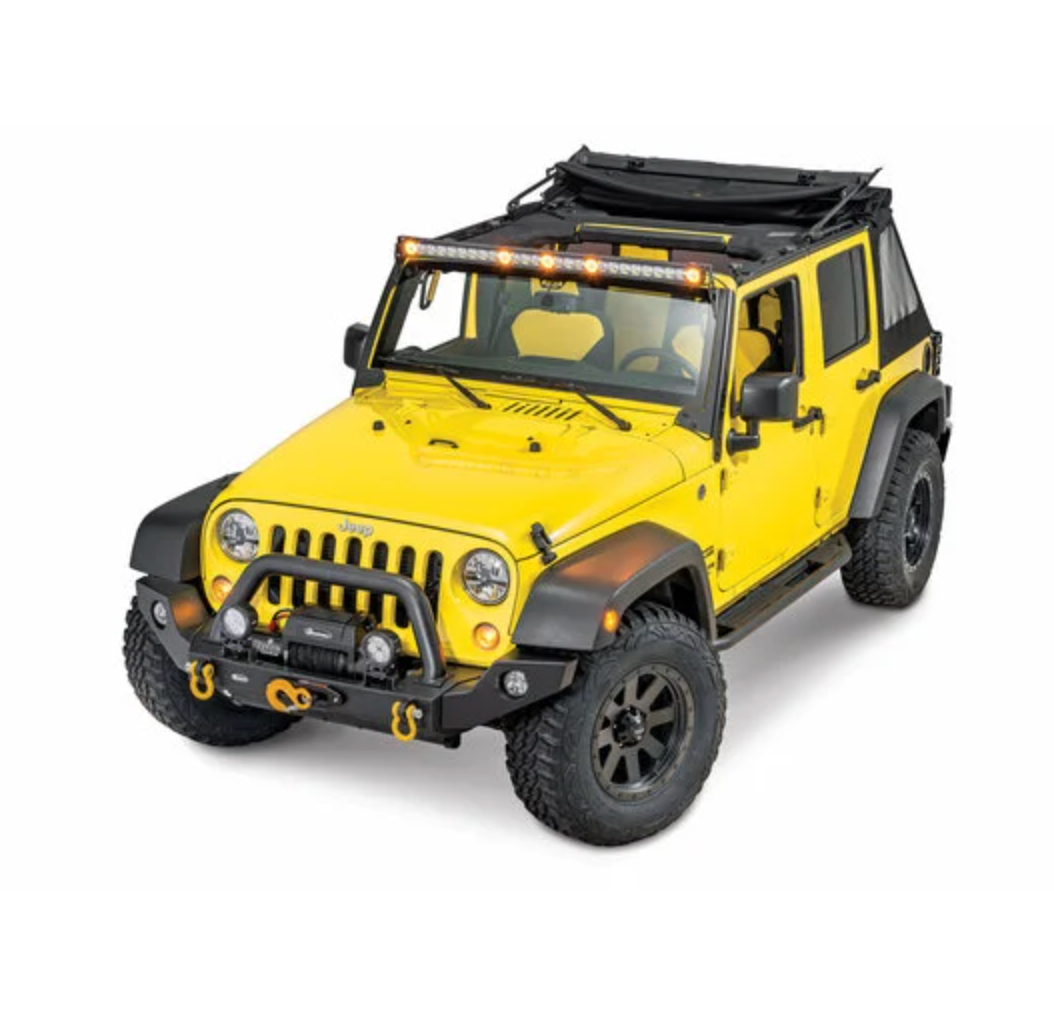 Quadratec Modular Winch Ready Front Bumper for 07-18 Jeep Wrangler JK
