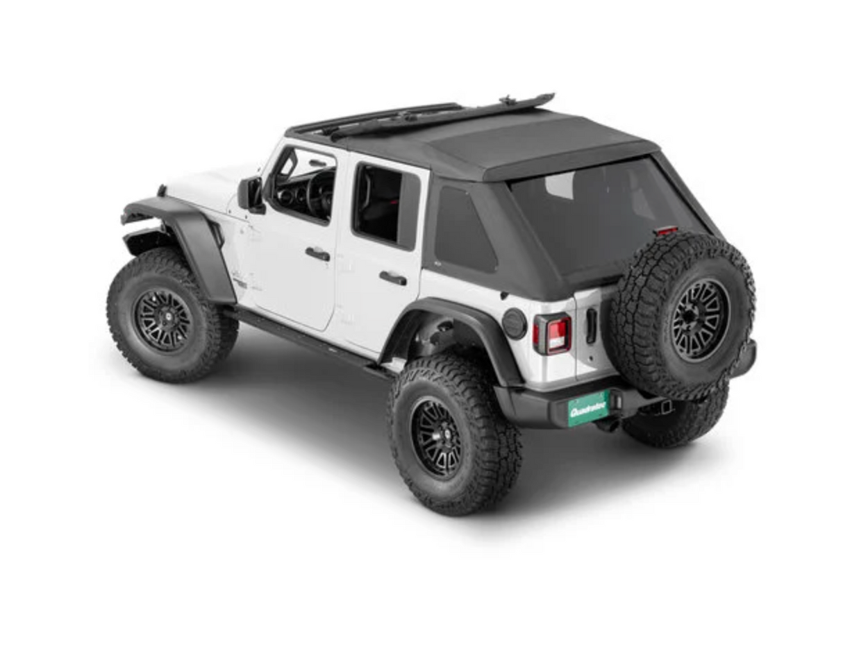 QuadraTop 11113.2335 Adventure Top for 18-26 Jeep Wrangler JL Unlimited Black Diamond