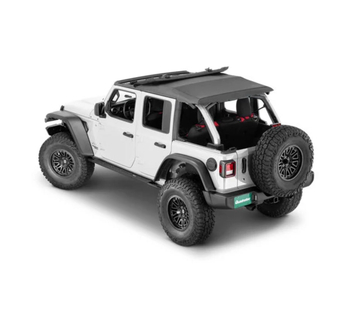 QuadraTop 11113.2335 Adventure Top for 18-26 Jeep Wrangler JL Unlimited Black Diamond