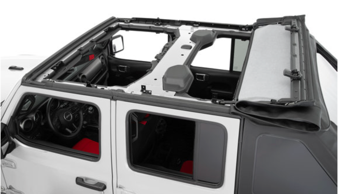 QuadraTop 11113.2335 Adventure Top for 18-26 Jeep Wrangler JL Unlimited Black Diamond