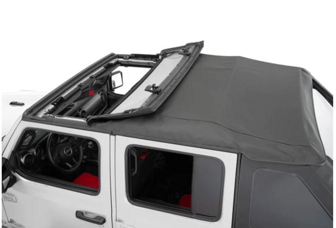 QuadraTop 11113.2335 Adventure Top for 18-26 Jeep Wrangler JL Unlimited Black Diamond