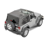 QuadraTop Gen II Complete Soft Top in Premium Sailcloth for 07-18 Jeep Wrangler JK