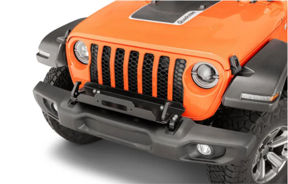 Carnivore Winch Mounting Plate for 18-26 Jeep Wrangler JL & Gladiator JT with Factory Steel Bumper