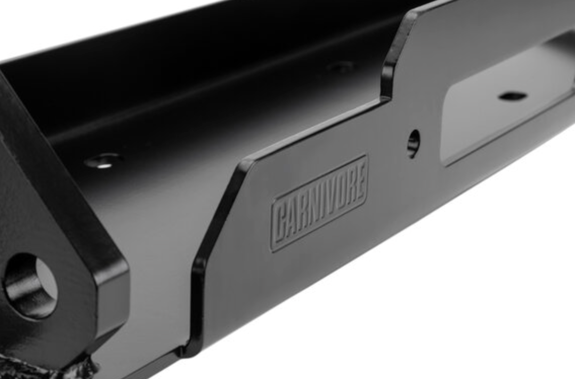 Carnivore Winch Mounting Plate for 18-26 Jeep Wrangler JL & Gladiator JT with Factory Steel Bumper